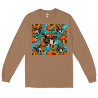 Toasted Coconut autumn pumpkins holstein cow Long Sleeve Tee - Jasminsmagicworld