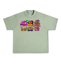 Oil Green Mardi Gras Gnomies Cakes Flowers And Balloon Urban Heavy Tee - BundleAndBundleShop