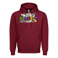 Dentist Mardi Gras Zipper Hoodie | Teevron