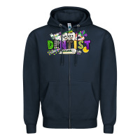 Navy dentist mardi gras Zipper Hoodie - CowGirlArtShop