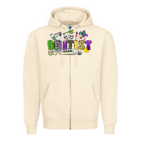 Sandshell dentist mardi gras Zipper Hoodie - CowGirlArtShop