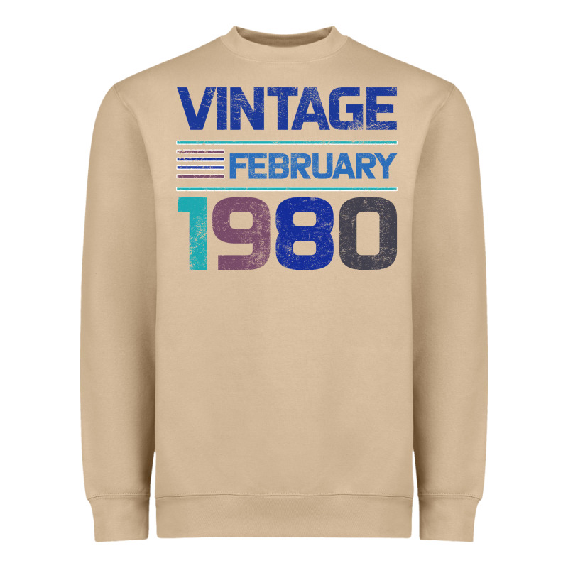 Vintage February 1980 Heavyweight Sweatshirt by Bettercallsaul | Teevron
