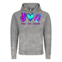 Cloud Rock Peace Love Mermaid Vintage Hoodie - Jasminsmagicworld