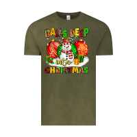 Vintage Olive Balls Deep Into Christmas Vintage Tee - MaliasSmallBusiness