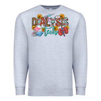 Heather Grey dialysis tech Premium Sweatshirt - OliviaCreatesArt