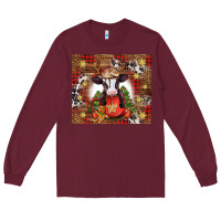 Christmas Baby Cow Hot Cocoa Long Sleeve Tee | Teevron