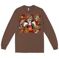 Chestnut Christmas baby cow hot cocoa Long Sleeve Tee - Jasminsmagicworld