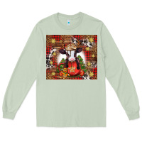 Matcha Christmas baby cow hot cocoa Long Sleeve Tee - Jasminsmagicworld