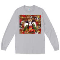 Moon Dust Christmas baby cow hot cocoa Long Sleeve Tee - Jasminsmagicworld