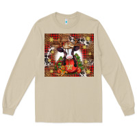 Mushroom Christmas baby cow hot cocoa Long Sleeve Tee - Jasminsmagicworld