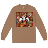 Toasted Coconut Christmas baby cow hot cocoa Long Sleeve Tee - Jasminsmagicworld