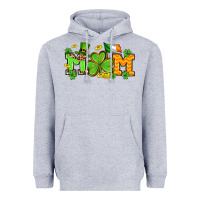 Heather Grey St. Patrick's Day mom Heavyweight Hoodie - OliviaCreatesArt