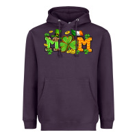 Plum St. Patrick's Day mom Heavyweight Hoodie - OliviaCreatesArt