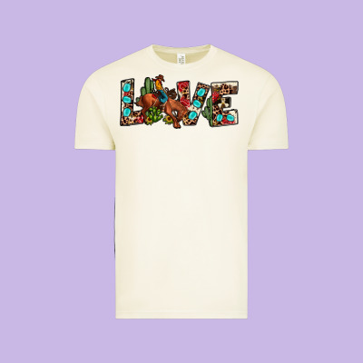 Love Rodeo Vintage Tee Designed By Jahusdesignshop