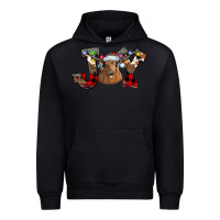 Black Joy Longhorn Urban Hoodie - CowhideDigitalArt