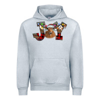 Heather Grey Joy Longhorn Urban Hoodie - CowhideDigitalArt