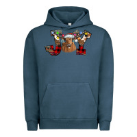 Pigment Midnight Navy Joy Longhorn Urban Hoodie - CowhideDigitalArt