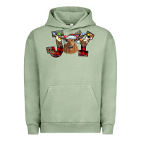 Pigment Oil Green Joy Longhorn Urban Hoodie - CowhideDigitalArt
