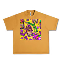 Peanut Butter Mardi gras gnomies seamless pattern Urban Heavy Tee - BundleAndBundleShop