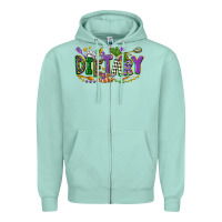 Dietary Mardi Gras Zipper Hoodie | Teevron