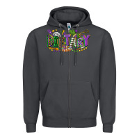 Smoke dietary mardi gras Zipper Hoodie - CowGirlArtShop