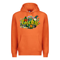 Carrot lucky gnomes truck St. Patrick's Premium Hoodie - HowdyJamesFarm