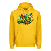 Lemon lucky gnomes truck St. Patrick's Premium Hoodie - HowdyJamesFarm