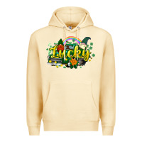 Pina Colada lucky gnomes truck St. Patrick's Premium Hoodie - HowdyJamesFarm