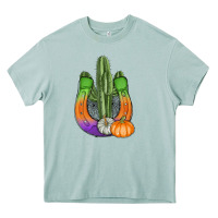 Horseshoe Halloween Cactus Heavy Core Tee | Teevron