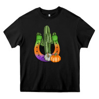 Black horseshoe halloween cactus Heavy Core Tee - AdoDesignShop