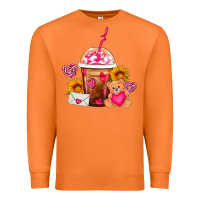 Carrot Valentines Day Frappe Coffee Premium Sweatshirt - FaDigitalArtStudio