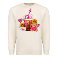 Sandshell Valentines Day Frappe Coffee Premium Sweatshirt - FaDigitalArtStudio
