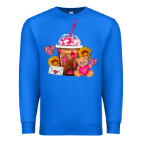 True Royal Valentines Day Frappe Coffee Premium Sweatshirt - FaDigitalArtStudio