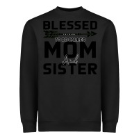Black Blessed Mom And Sister Heavyweight Sweatshirt - Bettercallsaul