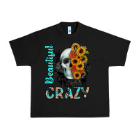 Black beautiful crazy skull Urban Heavy Tee - JahusDesignShop