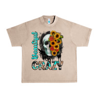 French Oak beautiful crazy skull Urban Heavy Tee - JahusDesignShop