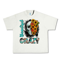 Pistachio beautiful crazy skull Urban Heavy Tee - JahusDesignShop
