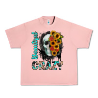 Salmon beautiful crazy skull Urban Heavy Tee - JahusDesignShop
