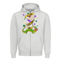 Dove Grey let the good times roll (2) Zipper Hoodie - CowGirlArtShop