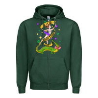 Sports Green let the good times roll (2) Zipper Hoodie - CowGirlArtShop