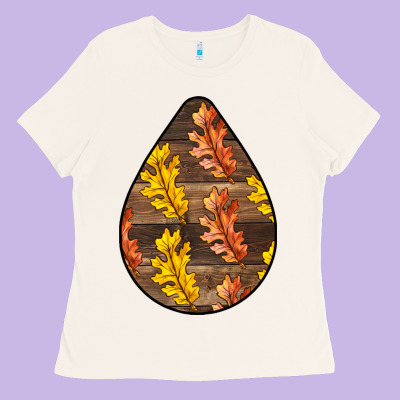 Fall Teardrop Ladies Tee Designed By Lillyallendesigns