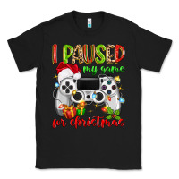 Black i paused my game for christmas Classic Tee - MaliasSmallBusiness