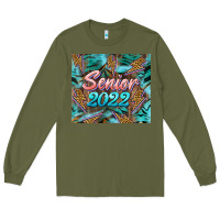 Army Green senior 2022 tumbler Long Sleeve Tee - BarkalooDesign