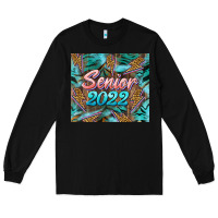 Black senior 2022 tumbler Long Sleeve Tee - BarkalooDesign