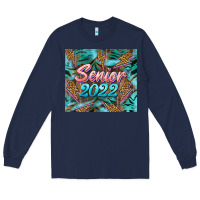 Navy senior 2022 tumbler Long Sleeve Tee - BarkalooDesign