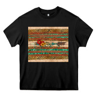 Black arrow wooden sunflower Heavy Core Tee - Artiststas