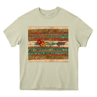 Mossy arrow wooden sunflower Heavy Core Tee - Artiststas