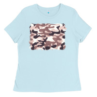 Baby Blue milky camouflage Ladies Tee - BarkalooDesign