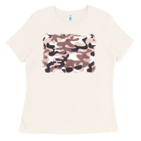 Bone milky camouflage Ladies Tee - BarkalooDesign