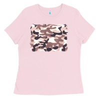 Bubblegum Pink milky camouflage Ladies Tee - BarkalooDesign